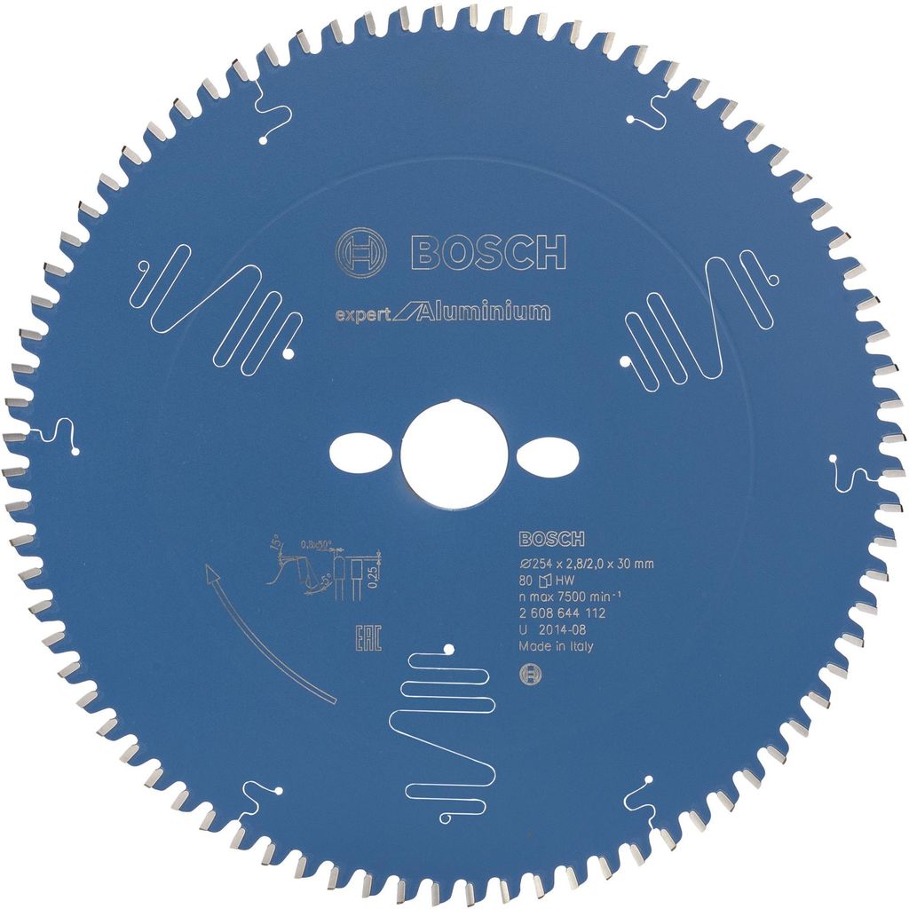 EXPERT Aluminium Kreissägeblatt, 254x2,8/2x30 mm, Z80 Produktbild 