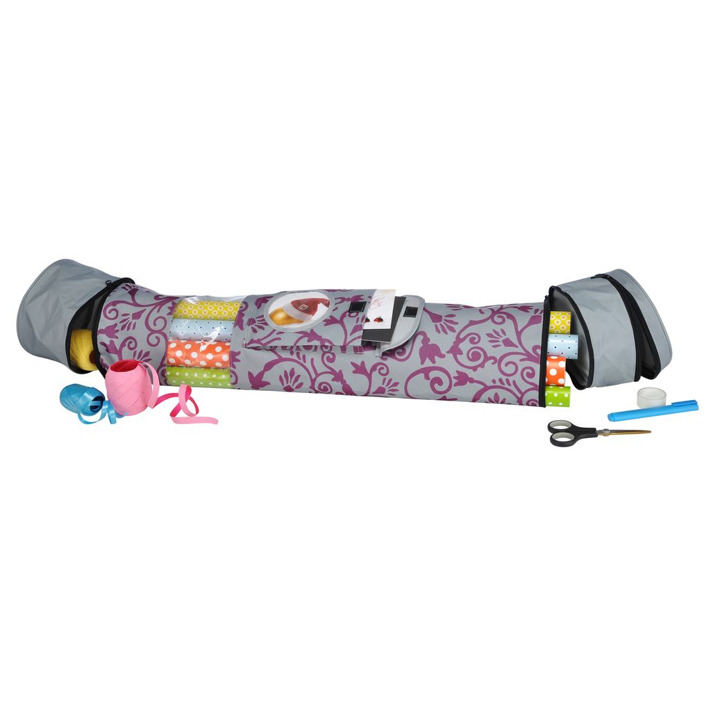 Geschenkpapier-Organizer Grau-Lila Produktbild 2