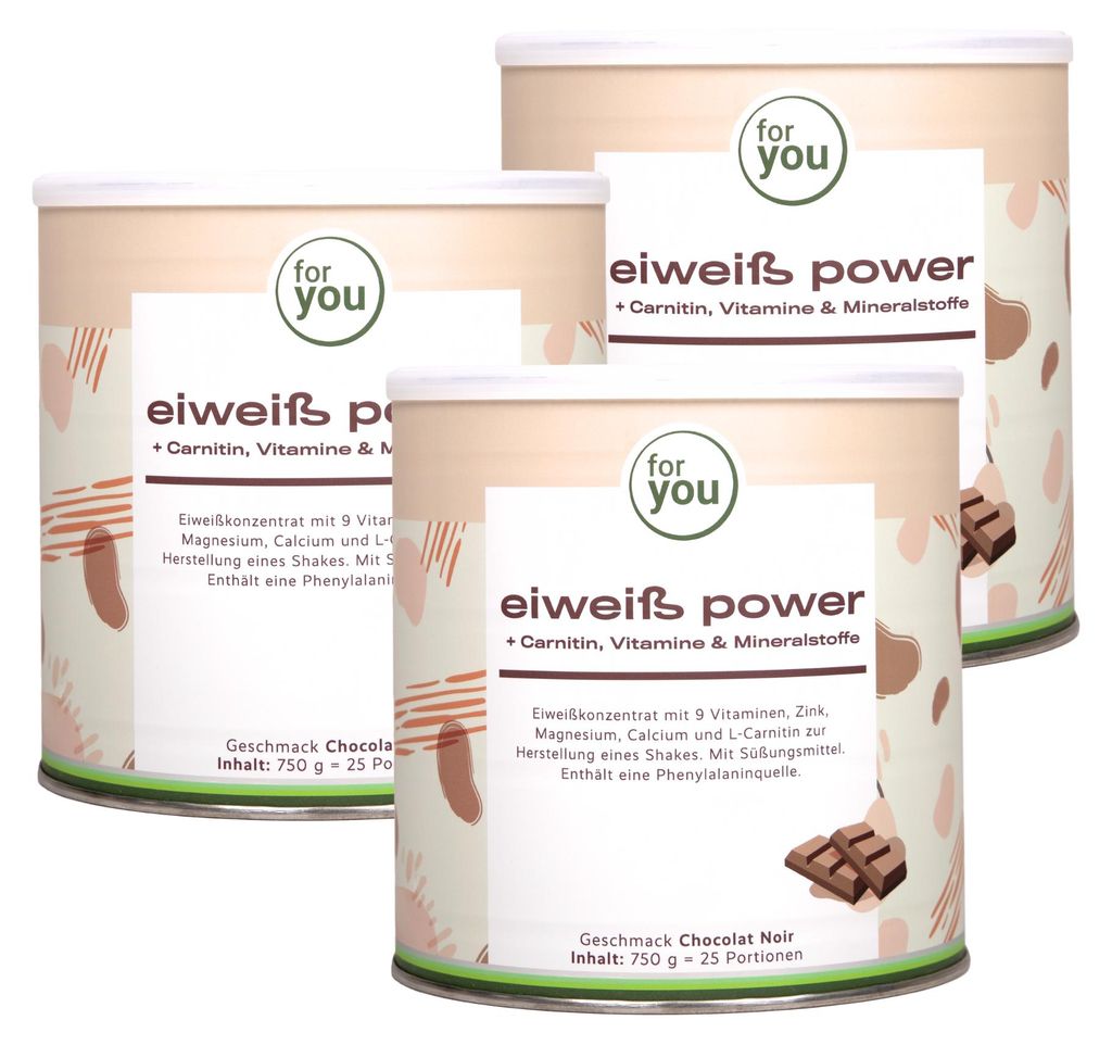 for you power – zestaw trzech opakowań białka Zdjęcie produktu 