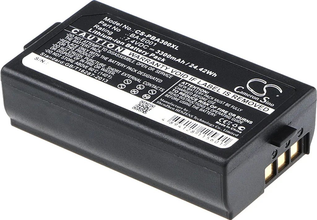Batterie rechargeable Li-ion pour étiqueteuse Brother PT-E300 et PT-E500