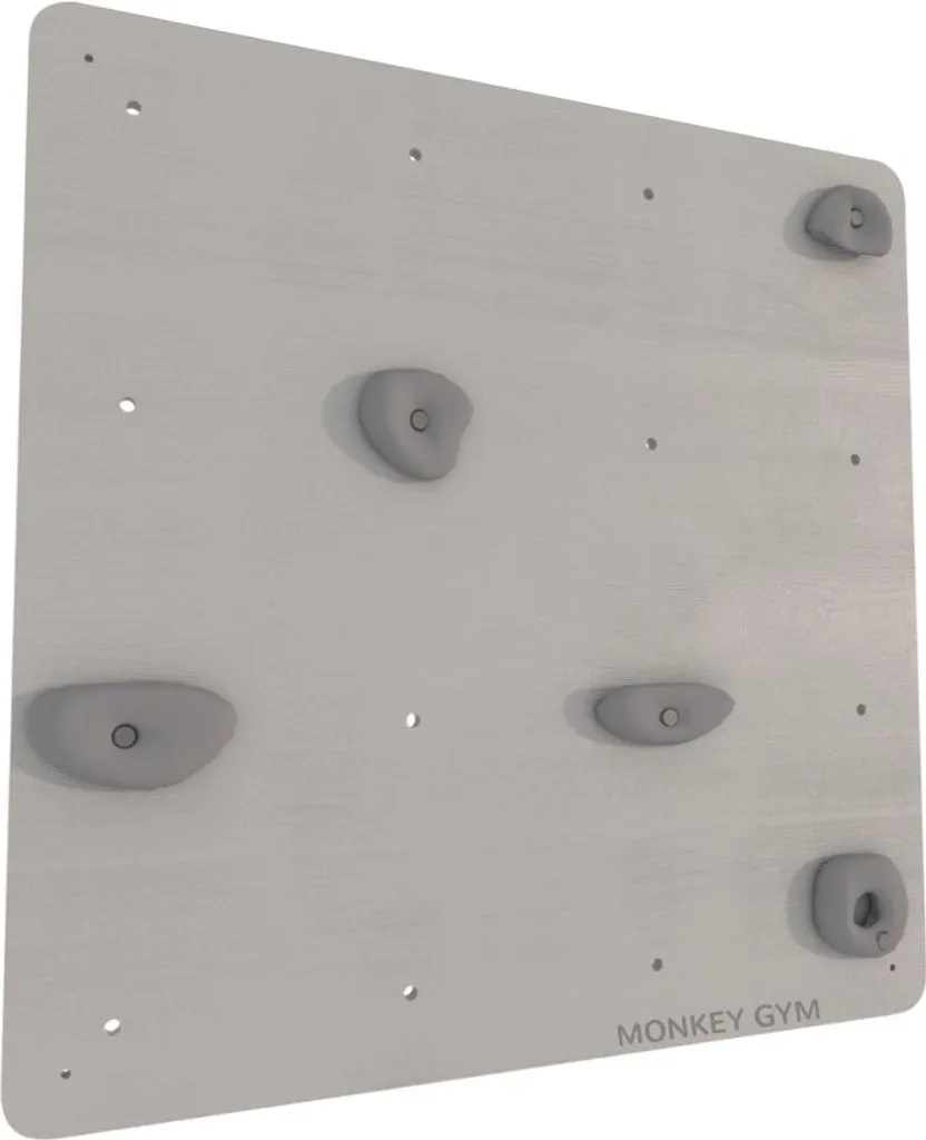 Parete Arrampicata Grigia per Bambini | Set Sviluppo Motorio Indoor