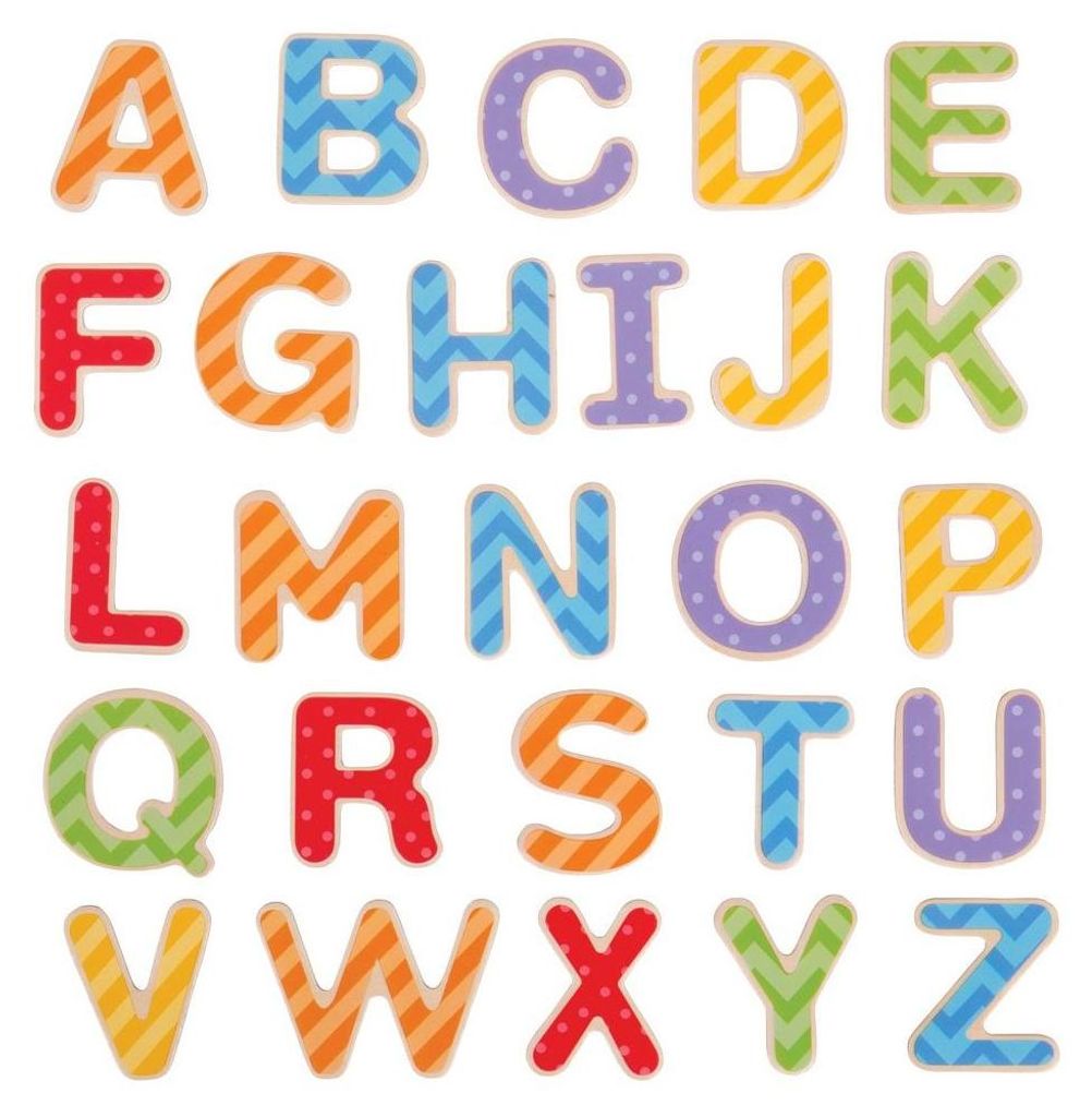 Bigjigs Lettere magnetiche minuscole Immagine del prodotto 