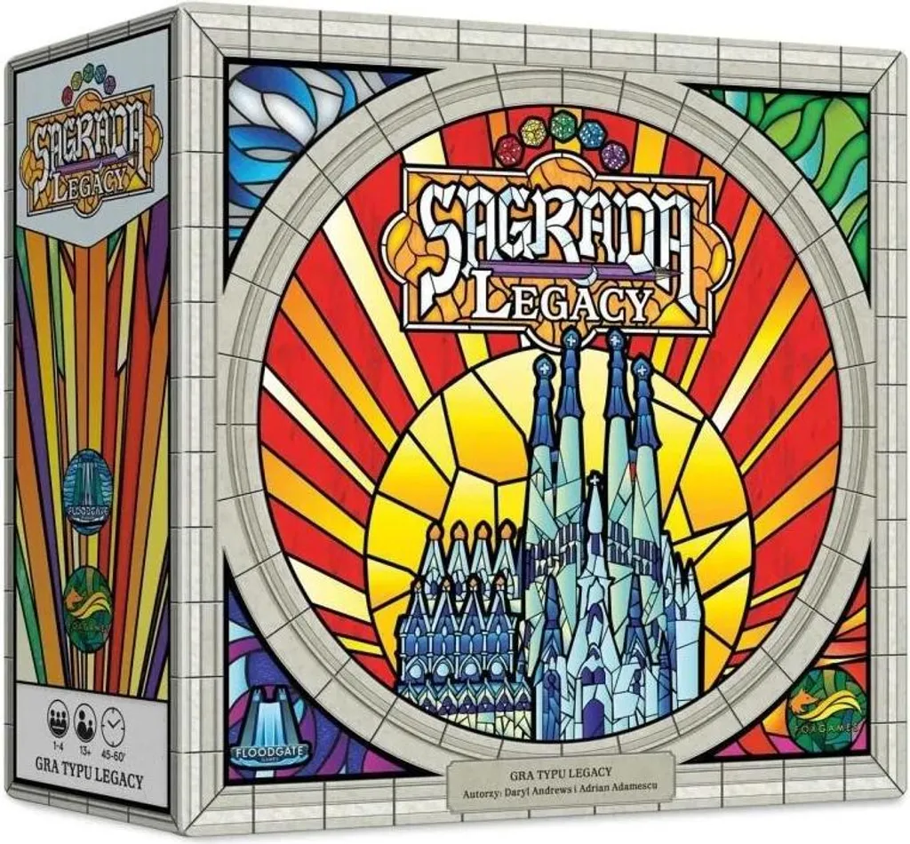 Jeu de société de stratégie Sagrada Legacy pour soirées en famille