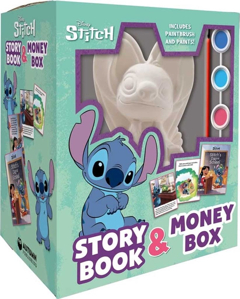Disney Stitch: Story Book & Money Box