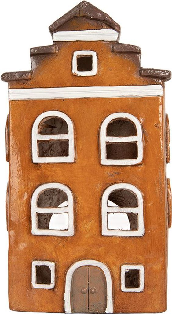 Clayre & Eef Portacandele House 20x15x34 cm in Immagine del prodotto 