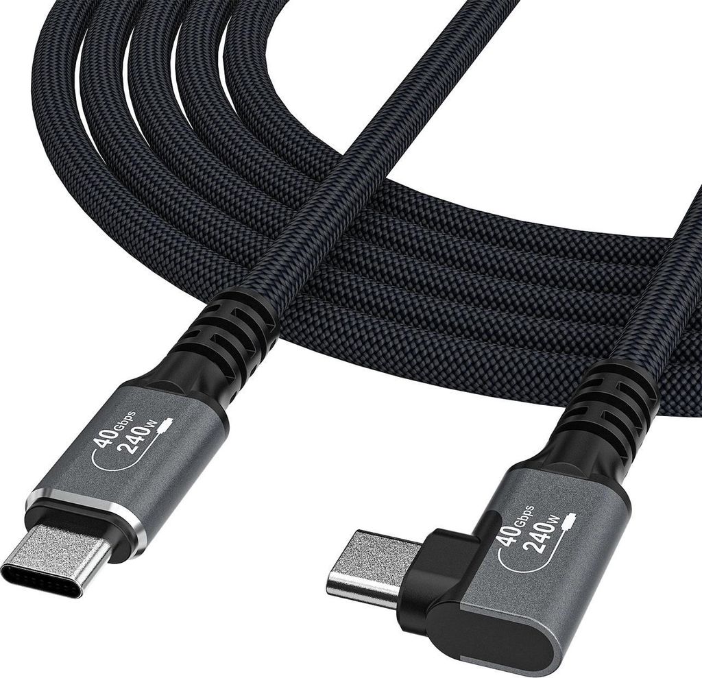 Wozinsky 5907769376719, 1,5 m, USB C, USB C, 40 Gbit/s, Schwarz