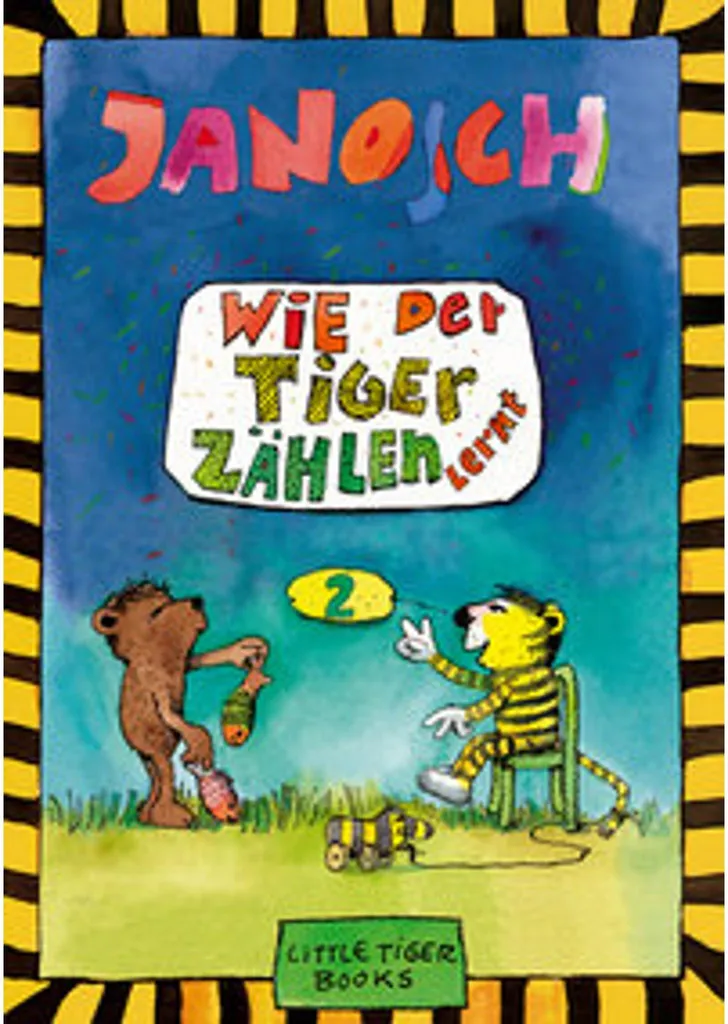 Livre éducatif allemand Wie der Tiger zählen lernt pour enfants