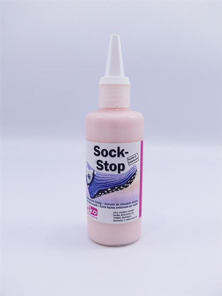 Sock Stop Textilkleber, rutschfest, für Socken und Schuhe, Rosa, 100ml