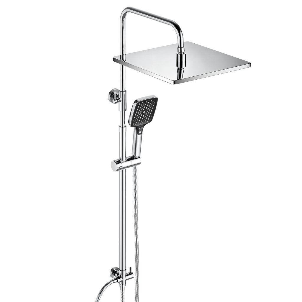 JOHO RVS douchesysteem met regendouche zonder kraan, 30x30 Productafbeelding 