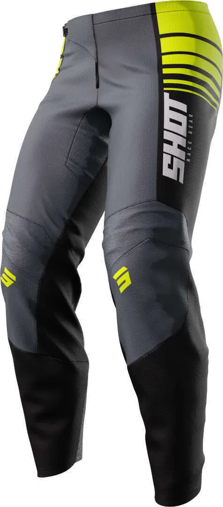 Pantalon Cross Enfant Shot Draw Peak Coloris Gris et Jaune Taille 36
