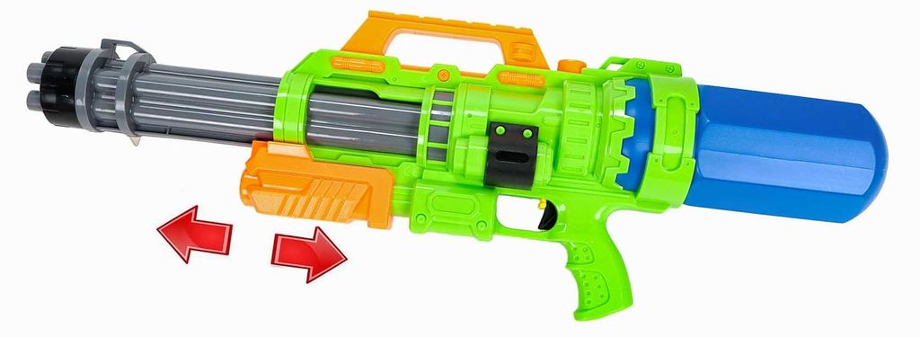Große Pumpgun Wasserpistole mit extra großem Tank, leicht