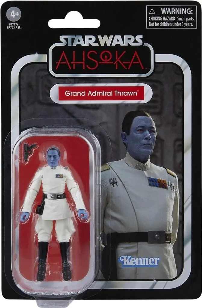 Figurine articulée Thrawn 9,5 cm pour diorama et collection Ahsoka Tano
