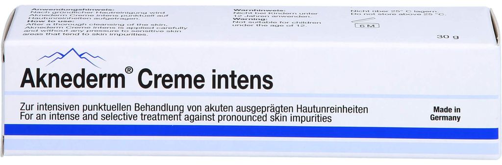 Aknederm Creme intens, 30 g CRE