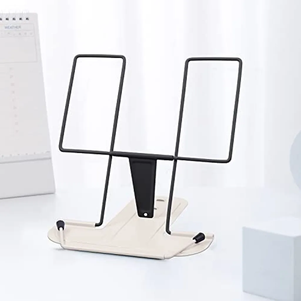 Leggio Studio Metallo Anti-Stress - Supporto Regolabile per Libri e iPad