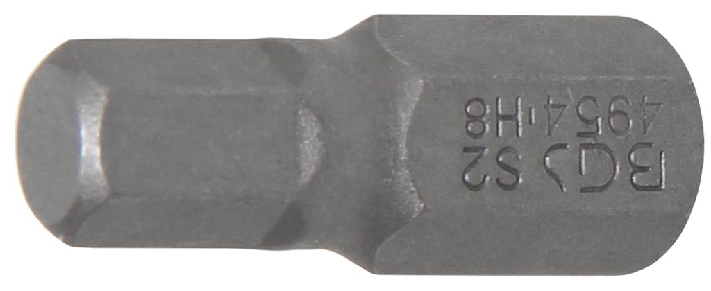 BGS 4954 Embout à six pans creux, 30 mm de long, 8 mm, 10 Image du produit 