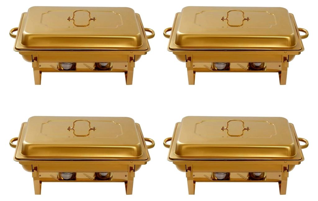 4-teiliges 7,5L Chafing Dish Set für Buffet und Catering