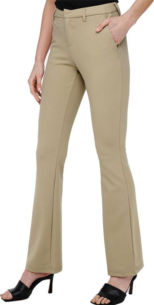 Only Rocky Flared Tlr Jeans Beige L / 34 Frau Beige L