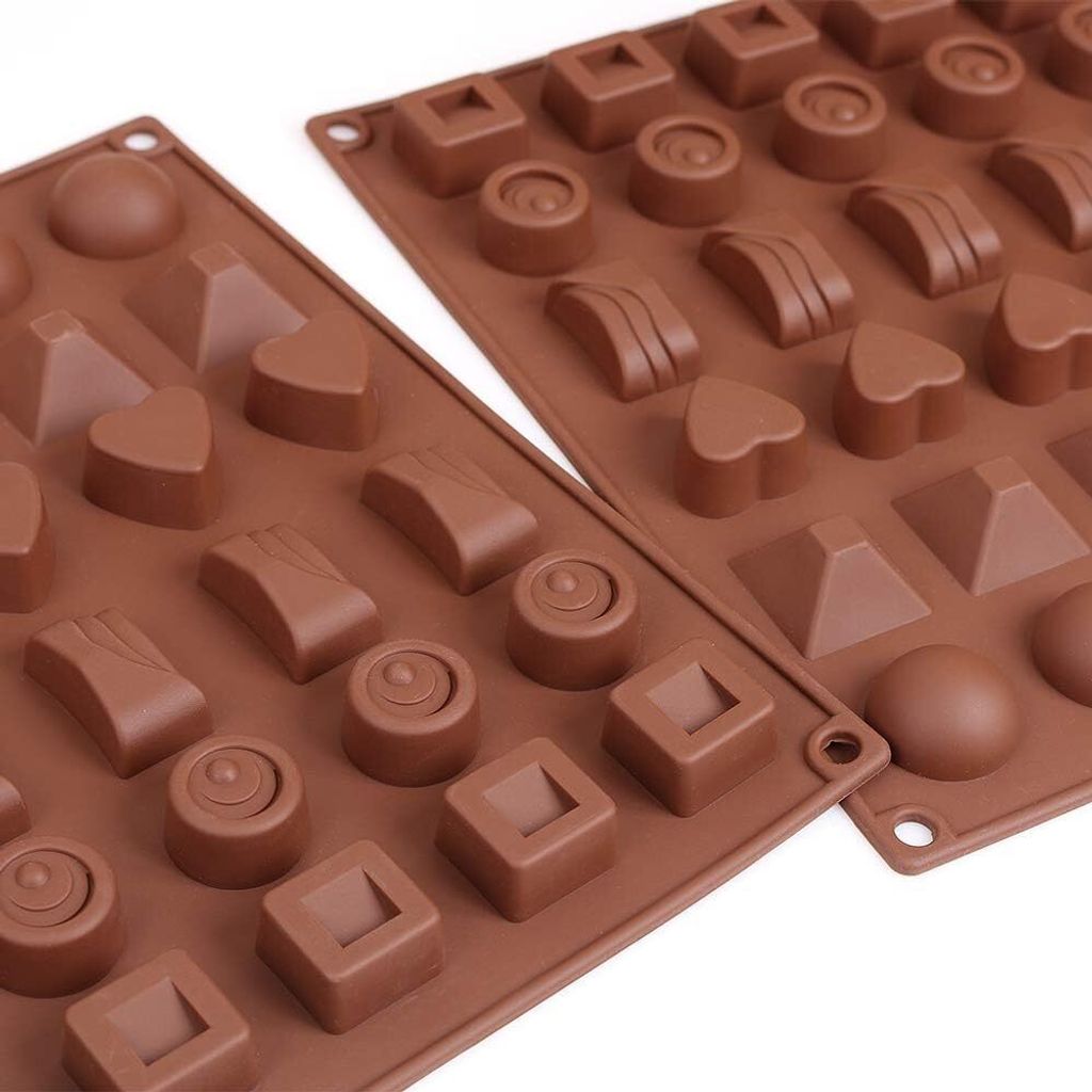 XL Silikonform Silikon Pralinenform für 30 Pralinen Herz Produktbild 3