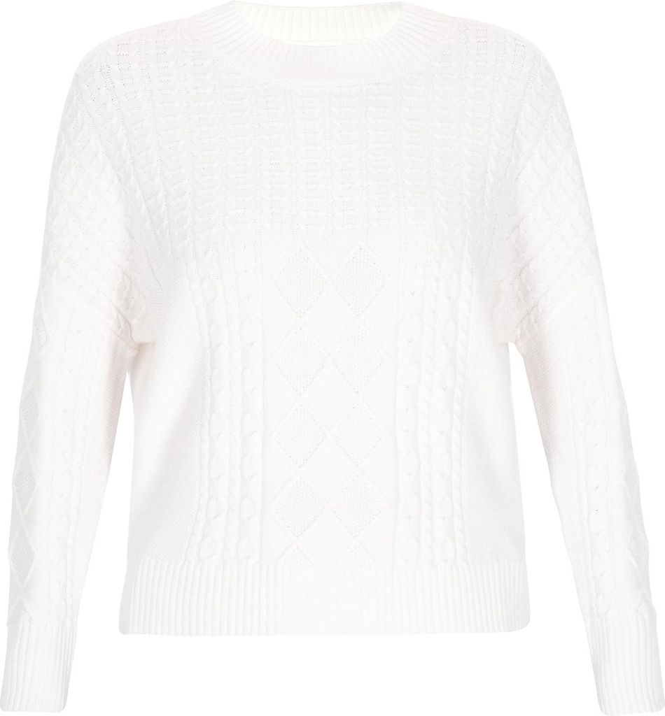 VINAJA damen pullover - cremefarben, XL/XXL