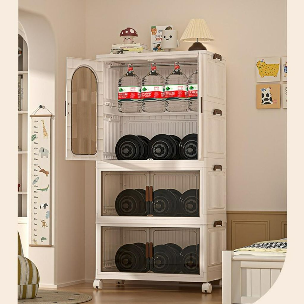 4Schicht 70cm breit Kleiderschrank,Faltbarer