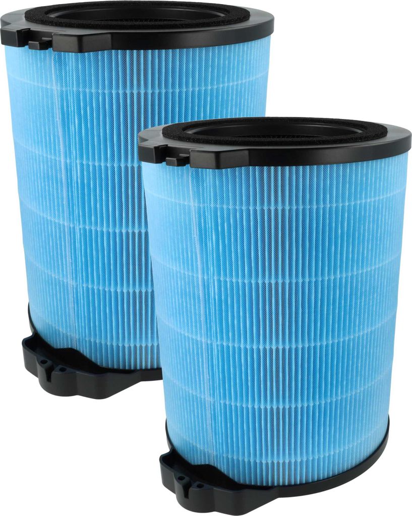 vhbw 2x HEPA 13 Filter kompatibel mit Hoover H-PURIFIER 700 Luftreiniger - Ersatz-Filter mit integriertem Aktivkohle-Filter