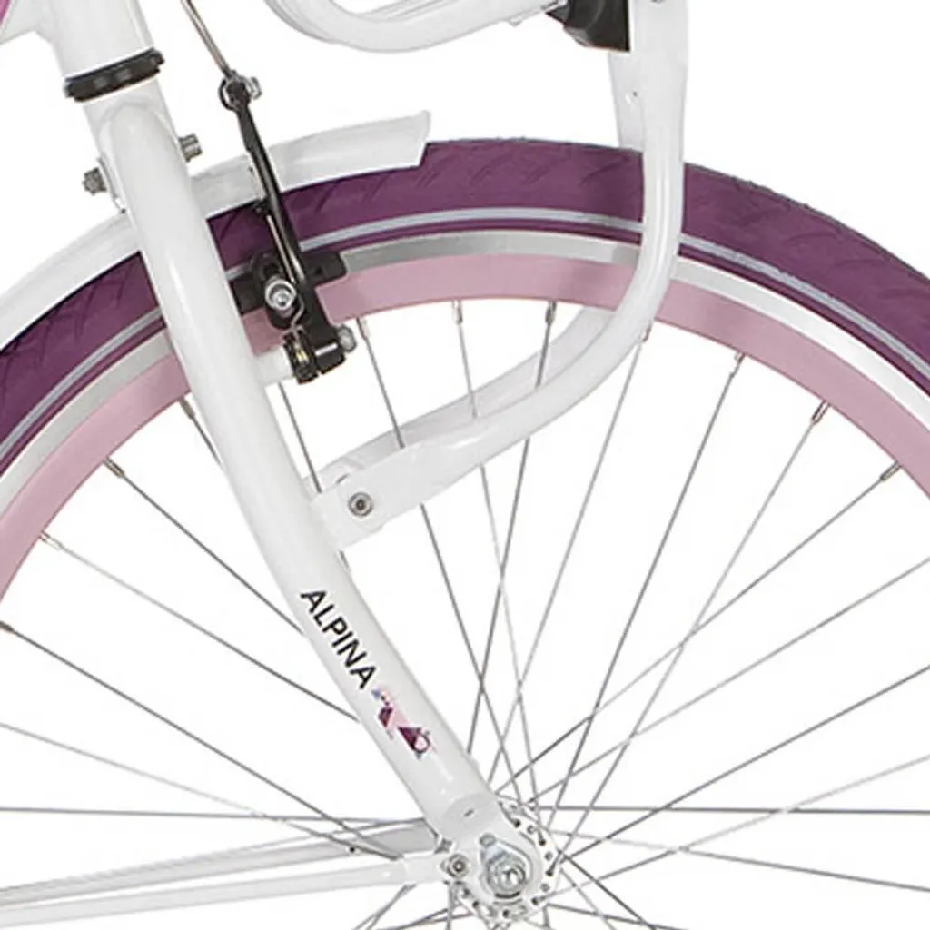 Fourche Blanche Alpina 26 Clubb - Acier Renforcé et Finition Trafic Blanc