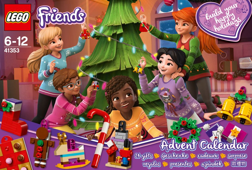 Adventní kalendář Lego Friends 41353 s vánočními ozdobami, Obrázek produktu 3