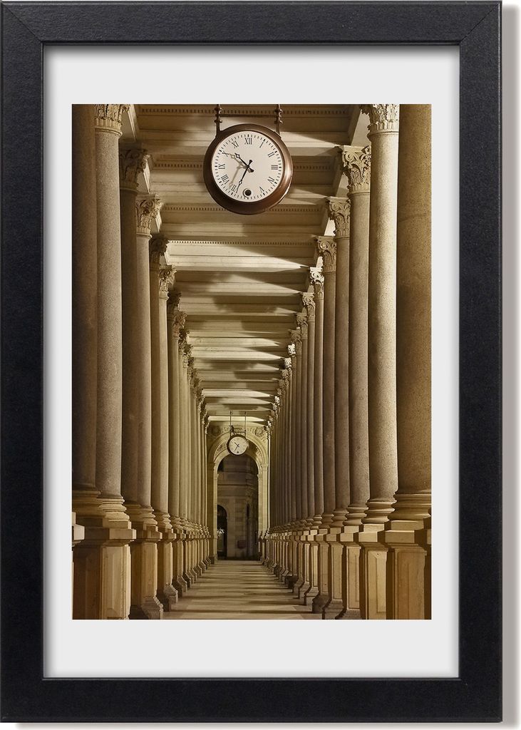 Bild 20x30 MDF-Rahmen, Wandkunst Marktkolonnade