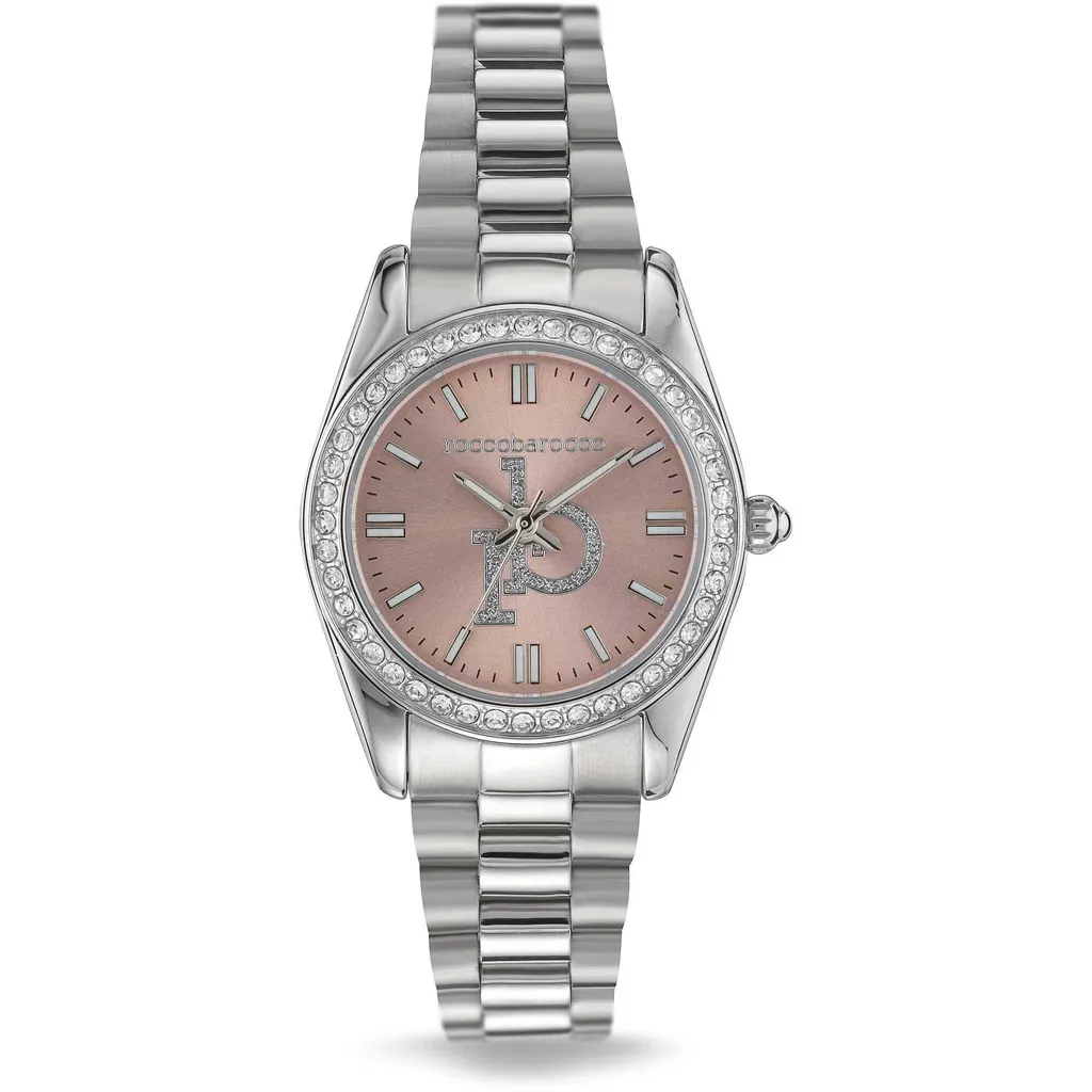 Montre Femme Roccobarocco RB.3468L-08M Antirayure et Durable en Acier