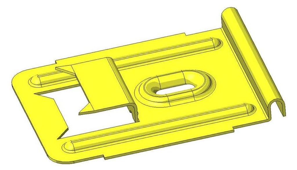 Meister Top 5 Befestigungsklammer, 50 Stück inklusive Schrauben, Für Nadura Paneele, Schnelle Montage, Paneelbefestigung Auf Lattungsprofil