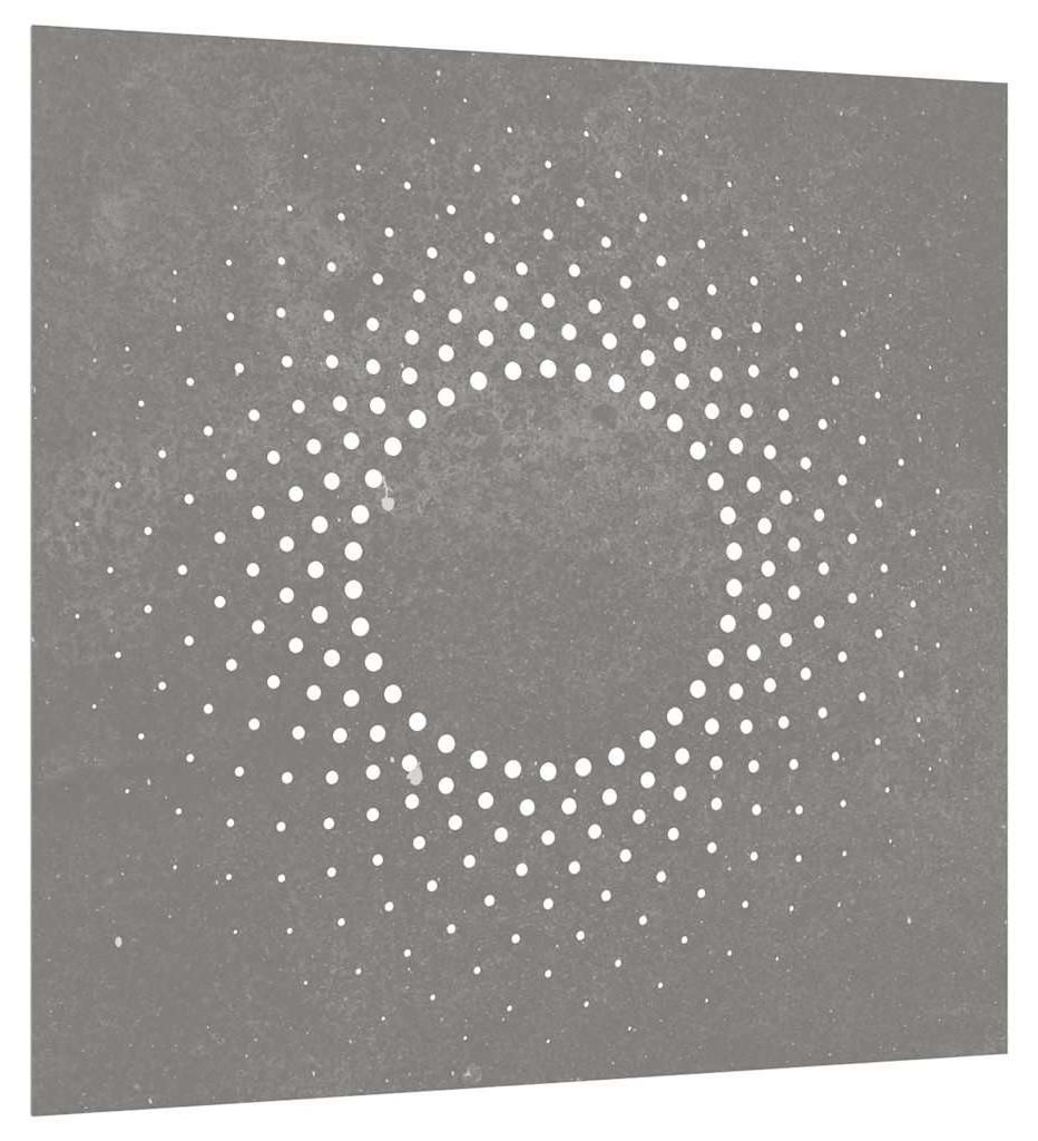 vidaXL Garten-Wanddeko 55x55 cm Cortenstahl Sonne-Design Produktbild 