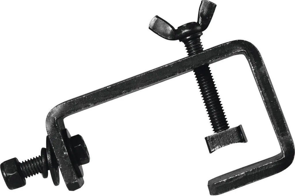 Gancio per Teatro EUROLITE TH-40S Nero 35-40mm | Supporto Truss Professionale