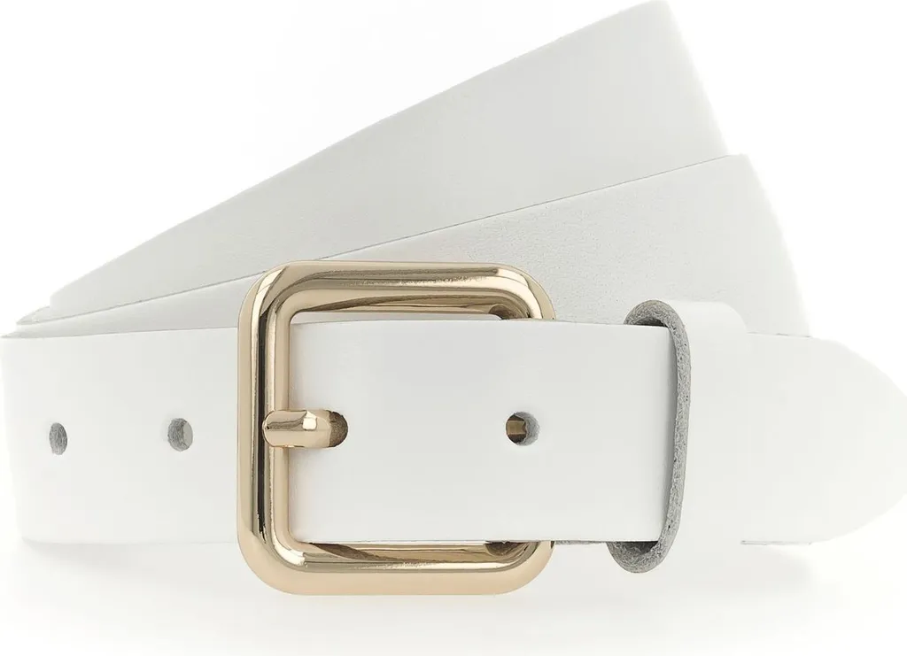 Vanzetti Cintura in Pelle 30mm W90 Bianco - Tradizione e Resistenza