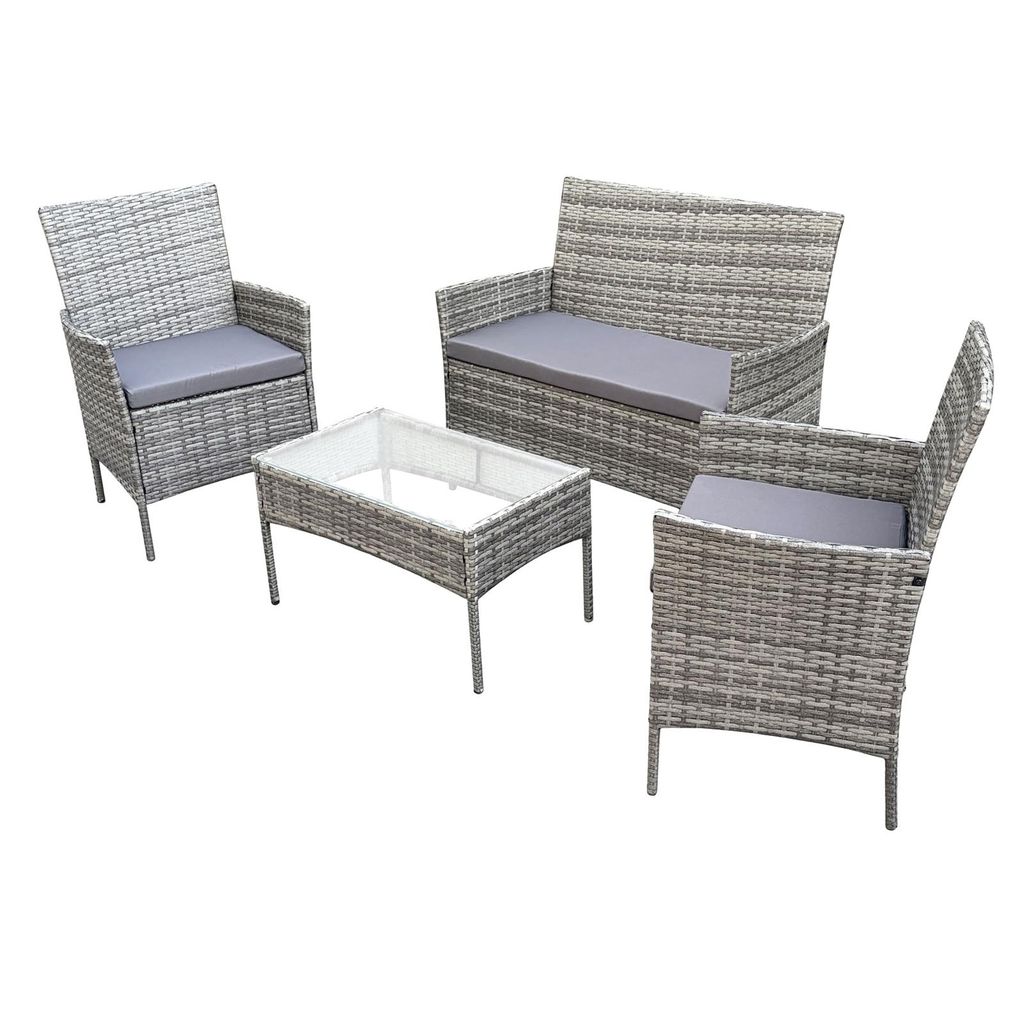 SVITA BROOKLYN Gartenlounge 4-tlg. Gartenmöbel Set Produktbild 