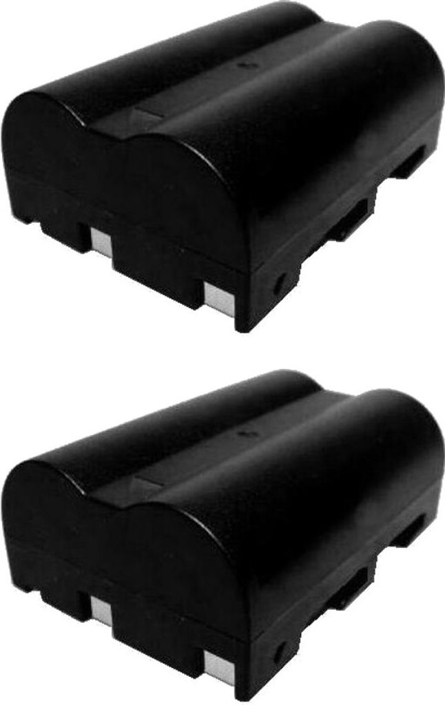 2x Trade-Shop Li-Ion Akku, 7,4V / 2000mAh für Konica Minolta a Sweet DIGITAL, a-5 Digital, a-7 Digital, DiMAGE A2, Dynax 5D, Dynax 7D, Maxxum 5D, ...