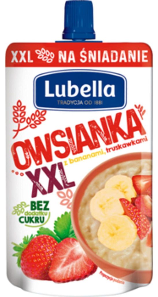 Owsianka z bananami i truskawkami Lubella 170 g Obrázok produktu 
