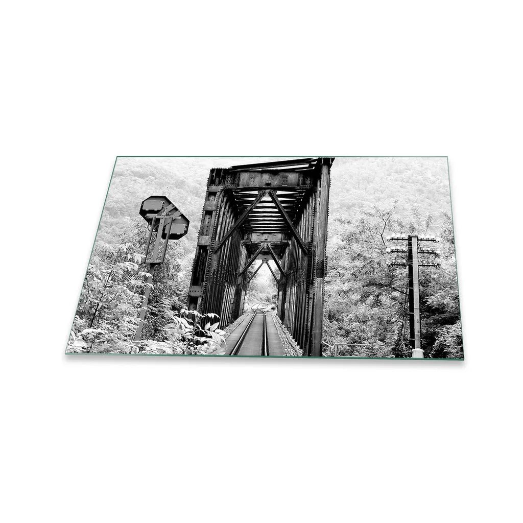 Copri Piano Cottura 80x52 Vetro Temperato Nero - Offerta Unica
