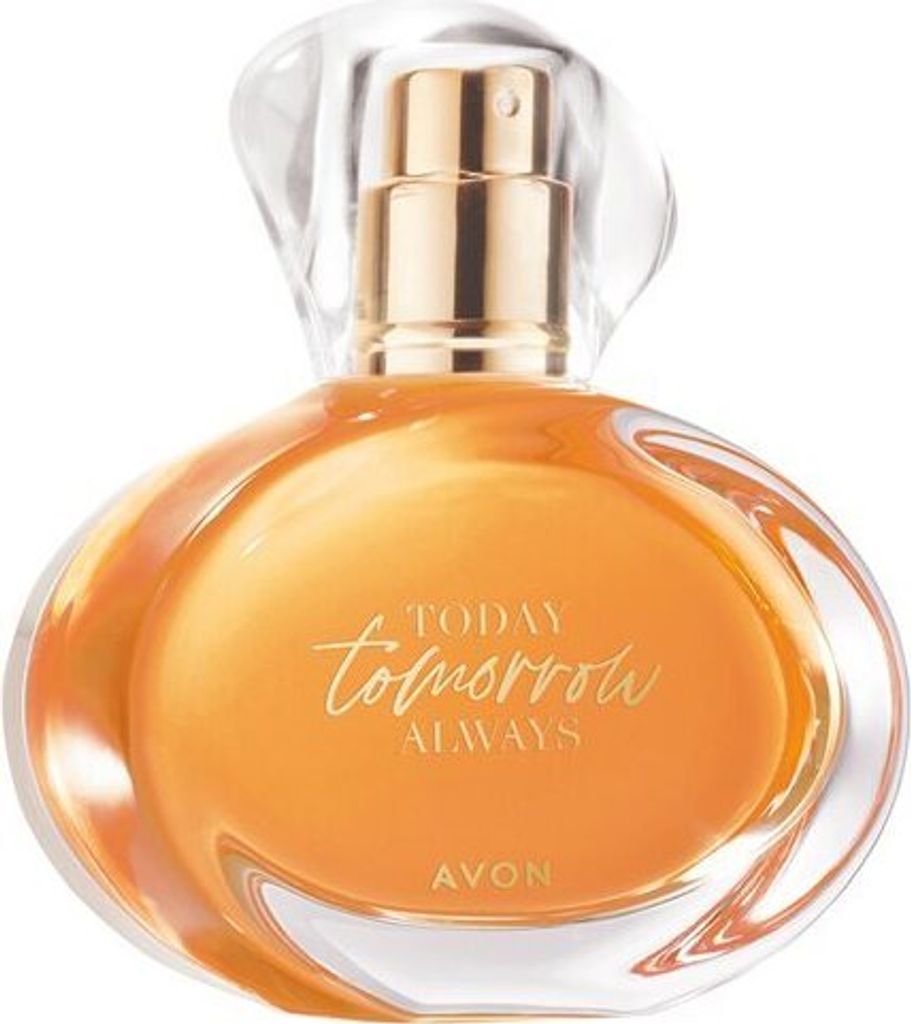 A bottle of Avon TTA Tomorrow Eau de Parfum for women.