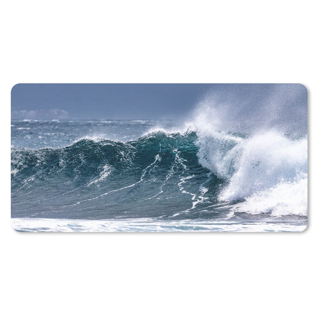 MuchoWow Mauspad Mousepad Meer - Golf - Ozean 60x30 cm - Mousepads - Maus Mat - Pad - Mausunterlage - Nachhaltig