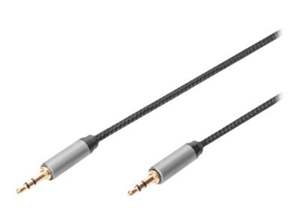 Digitus Audio Anschlusskabel, 3,5 mm Klinke auf 3,5 mm Produktbild 