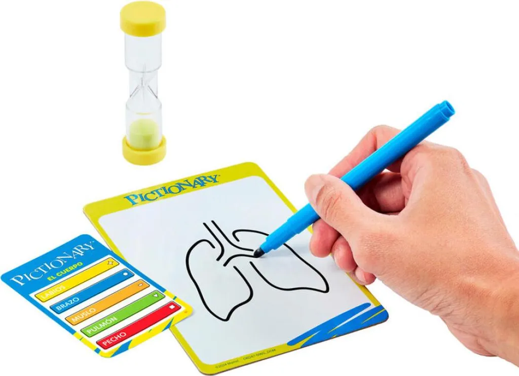 Accessoire Pictionary Espagnol Mattel avec Finition Haute Qualité