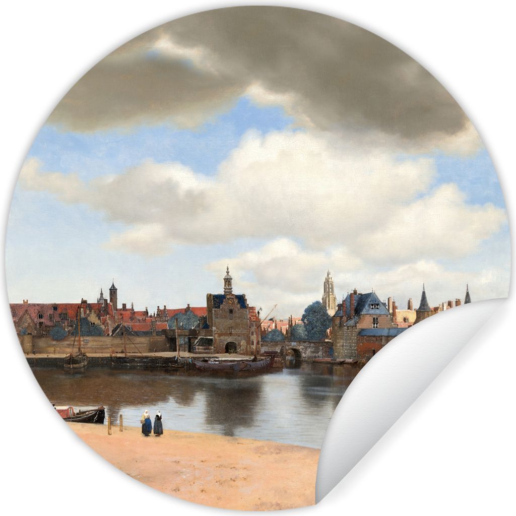 MuchoWow - Mauerkreis - Wand Bilder - Wandsticker - Wohnzimmer Dekoration - Dekoration für die Wände - Aluminium - Babyzimmer