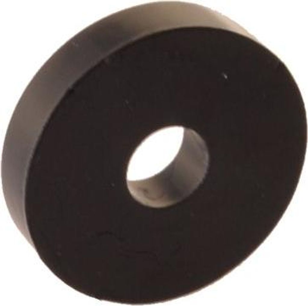 Unterlegscheibe, 20 x 6 x 4mm, Nylon, schwarz Produktbild 