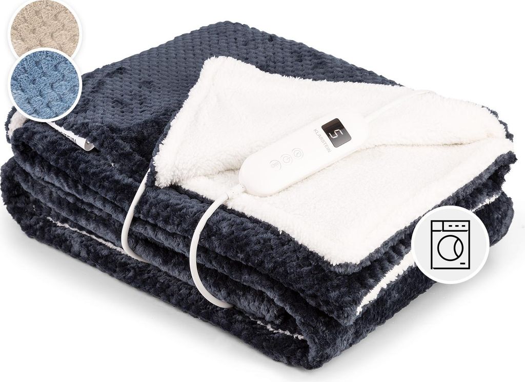 Klarstein XL Elektrische Kuscheldecke, Heizdecke mit Produktbild 