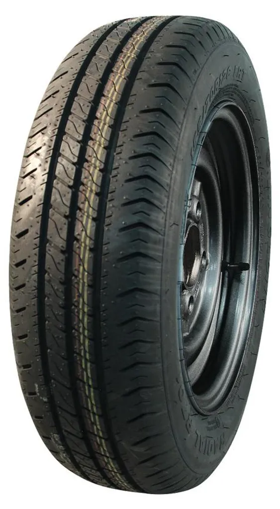 Roue remorque 185/60 R12C anti-vibration pneu LingLong jante 5x112 acier