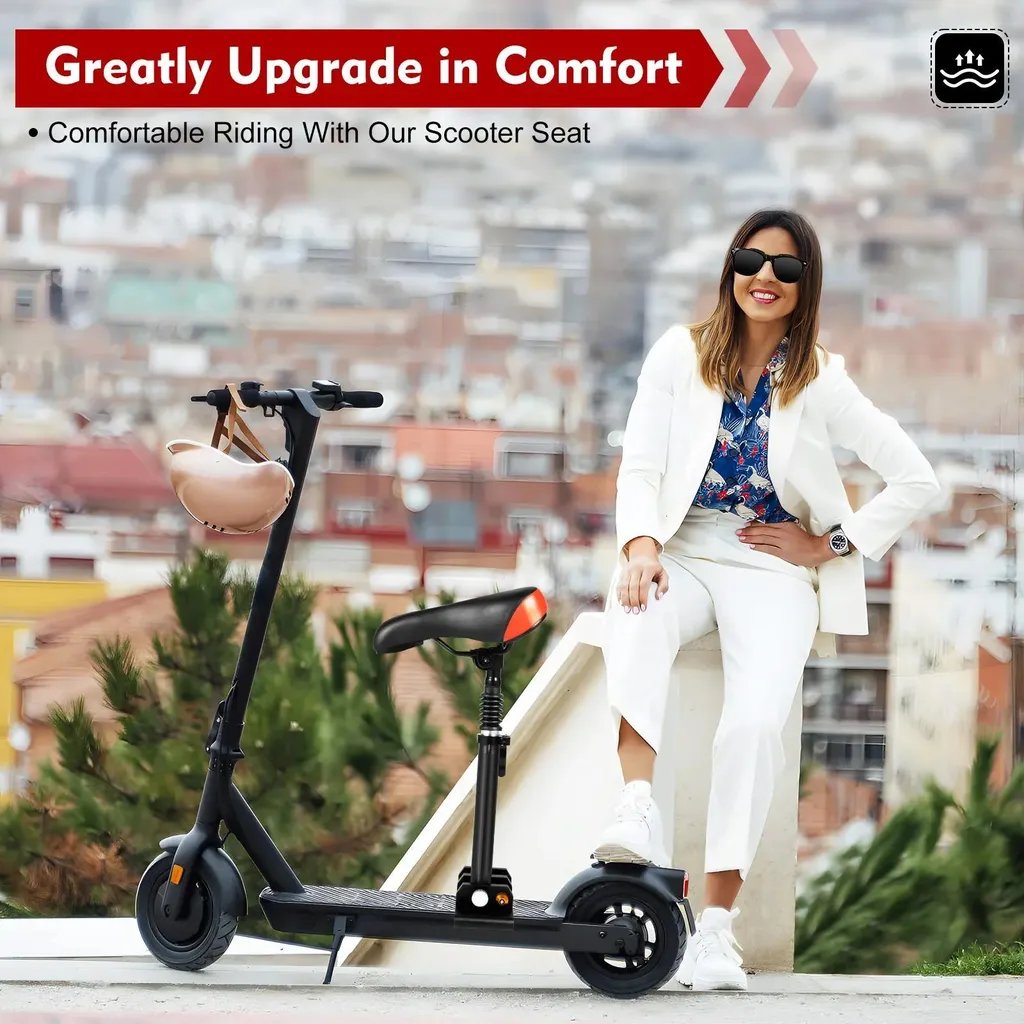 Selle de Trottinette Électrique en Aluminium et Polyuréthane - Kit Complet - 7