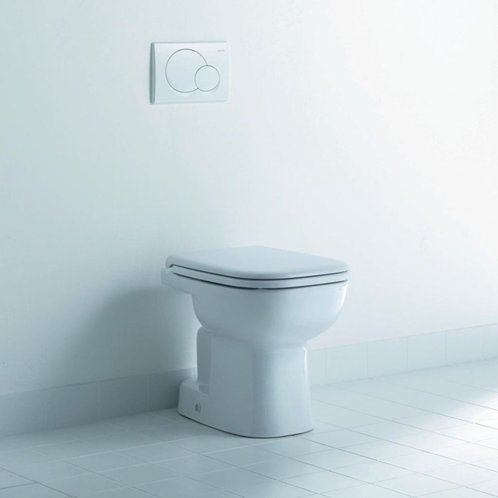 WC-Sitz D-Code ohne SoftClose Scharniere edelstahl, weiß Produktbild 26