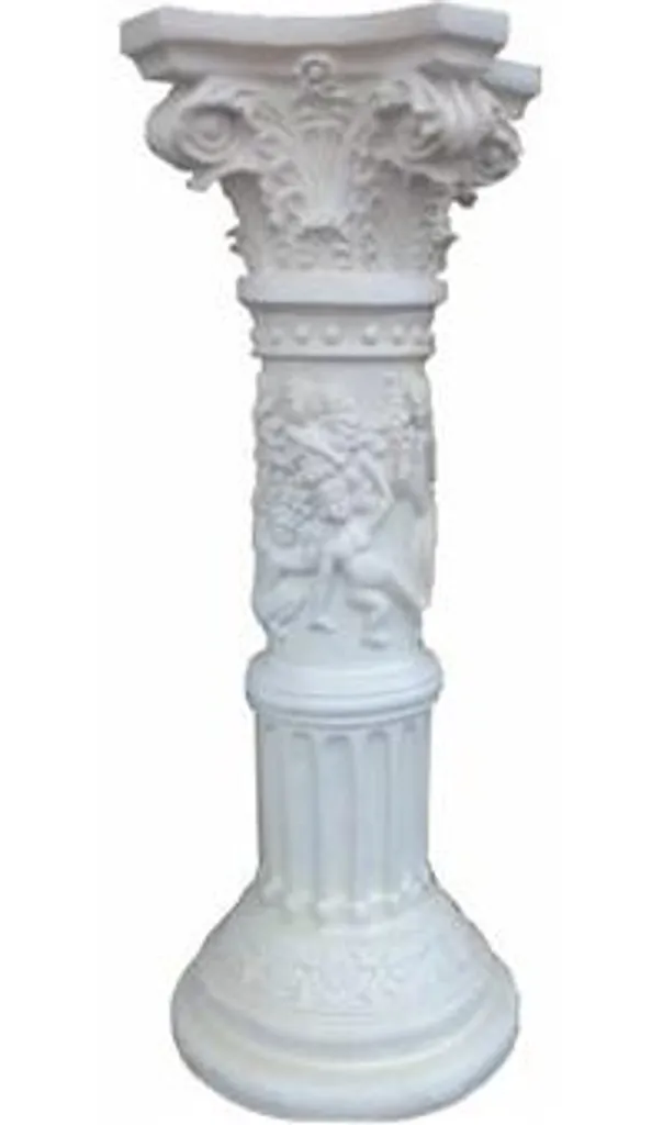 Statue Colonne de 77 cm Design Antique C50 Résistante au Gel et Intempéries