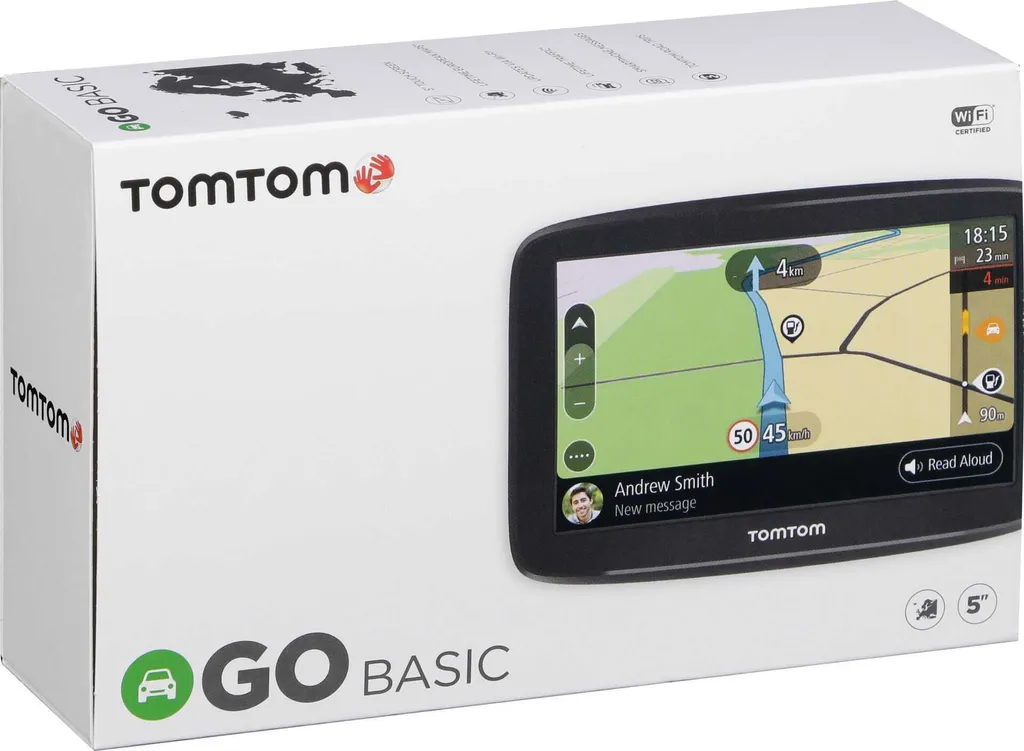 GPS de Navigation Voiture TomTom GO Basic Europe avec Écran Tactile 5" - 6