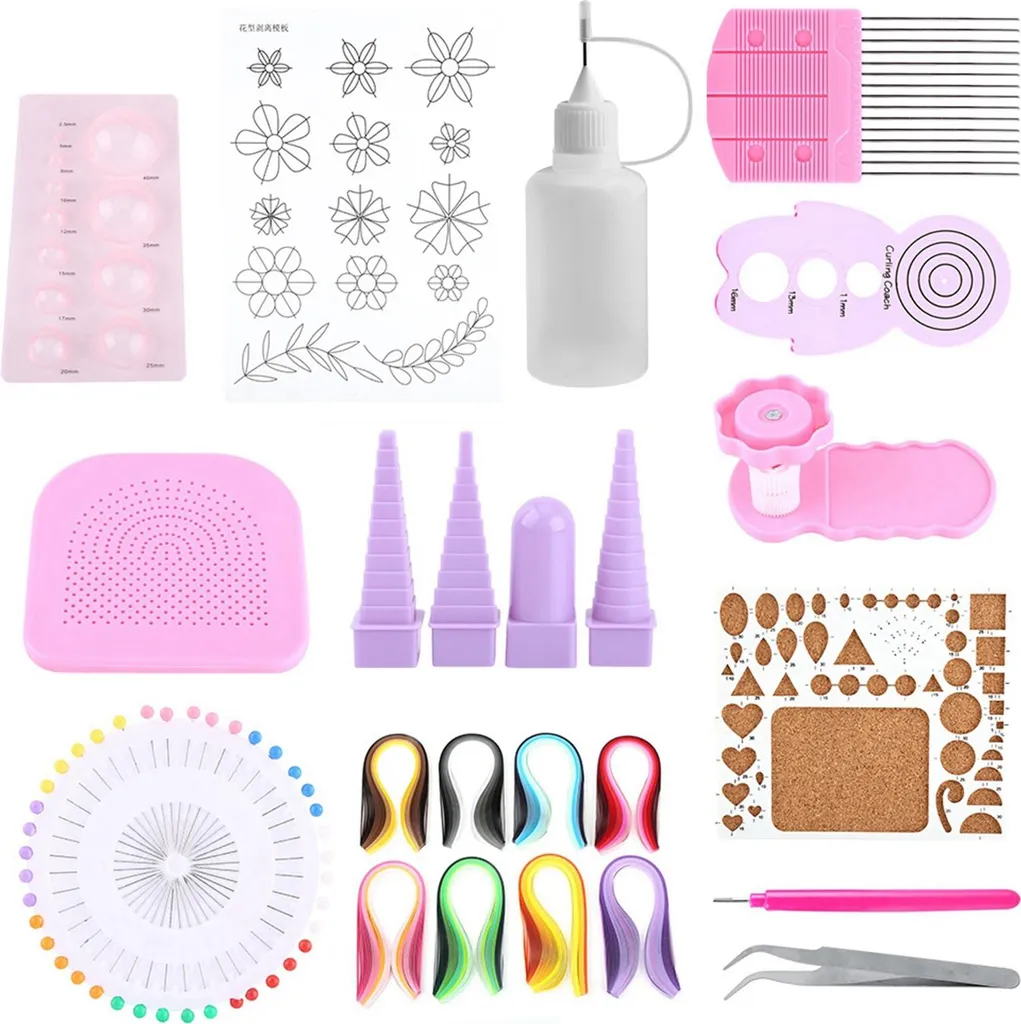Matériel de Quilling polyvalent avec outils ergonomiques pour décoration - 3